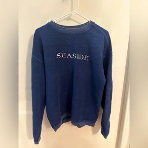 Ribbed Navy Seaside Crewneck Size XS